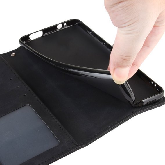 Klopové pouzdro pro Xiaomi Redmi Note 9, Card Slot, černé