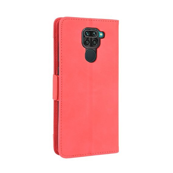 Klopové pouzdro pro Xiaomi Redmi Note 9, Card Slot, červené