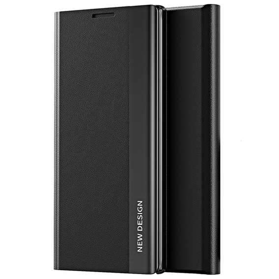 Klopové pouzdro pro Xiaomi Redmi Note 9S/9 Pro/9 Pro Max, Side Magnetic, černé