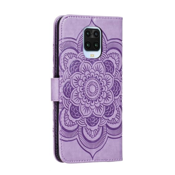 Klopové pouzdro pro Xiaomi Redmi Note 9s/ 9 Pro, Mandala Flower, fialové