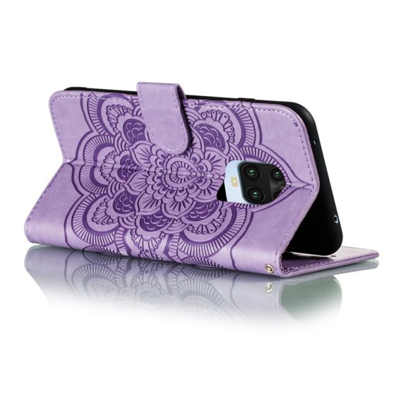 Klopové pouzdro pro Xiaomi Redmi Note 9s/ 9 Pro, Mandala Flower, fialové