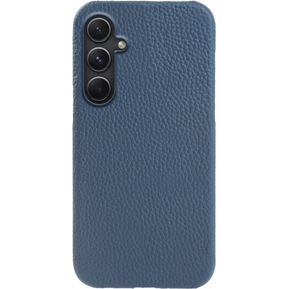 Kožené pouzdro pro Samsung Galaxy A54, Genuine Leather, modré