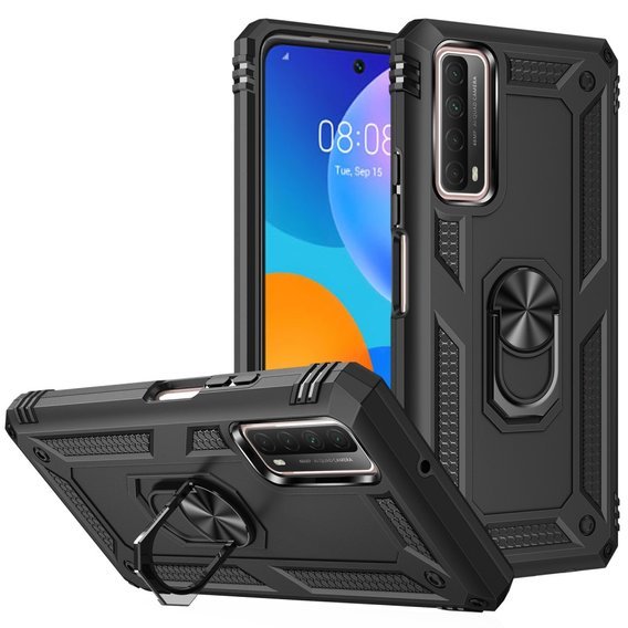 Pancéřové pouzdro pro Huawei P Smart 2021, Nox Case Ring, černé