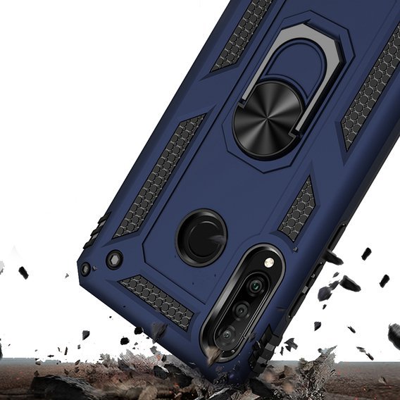 Pancéřové pouzdro pro Huawei P30 Lite, Nox Case Ring, modré