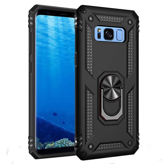 Pancéřové pouzdro pro Samsung Galaxy S8, Nox Case Ring, černé