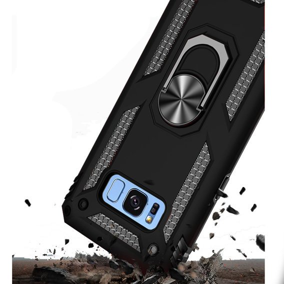 Pancéřové pouzdro pro Samsung Galaxy S8 Plus, Nox Case Ring, černé