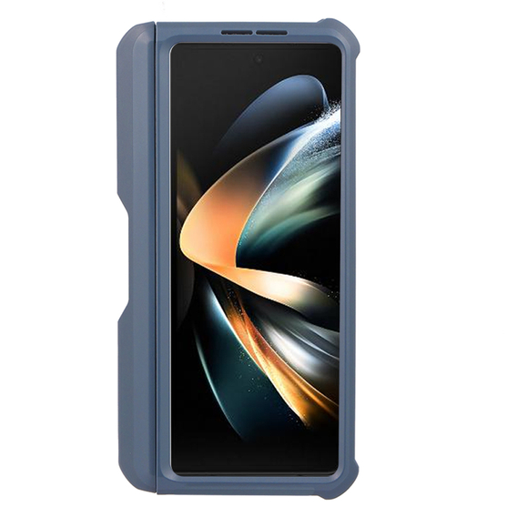 Pancéřové pouzdro pro Samsung Galaxy Z Fold 3 5G, Dexnor Full Body S-Pen Slot, námořnicky modré