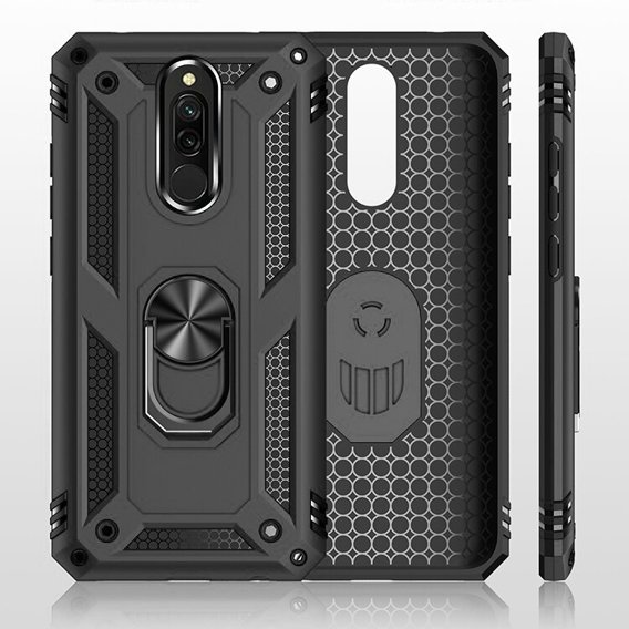 Pancéřové pouzdro pro Xiaomi Redmi 8 / 8A, Nox Case Ring, černé