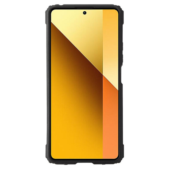 Pancéřové pouzdro pro Xiaomi Redmi Note 13 5G, CamShield Slide, černé + tvrzené sklo 9H