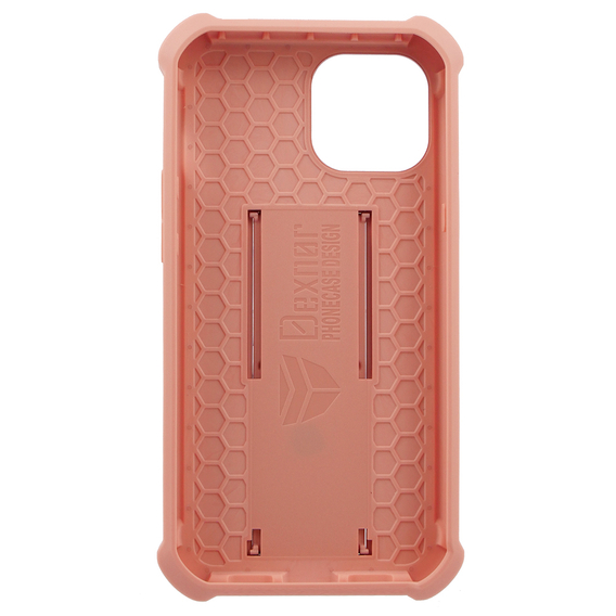 Pancéřové pouzdro pro iPhone 13 mini, Dexnor Full Body, růžové rose gold