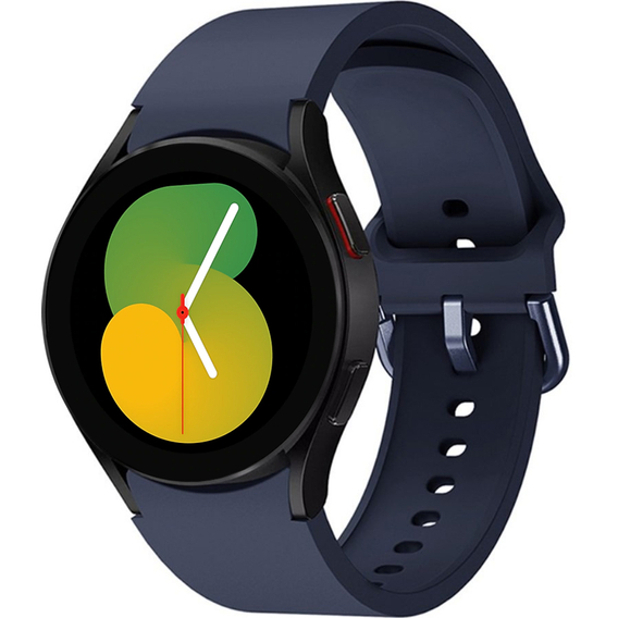 Pasek Silikonowy do Samsung Galaxy Watch 4/5, Granatowy