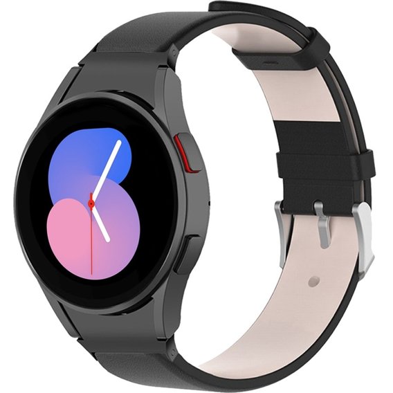 Pasek Skórzany do Samsung Galaxy Watch 4 / 5, Black