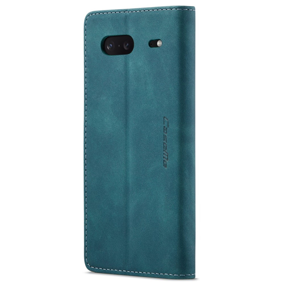 Pouzdro CASEME pro Google Pixel 7, Leather Wallet Case, tyrkysové