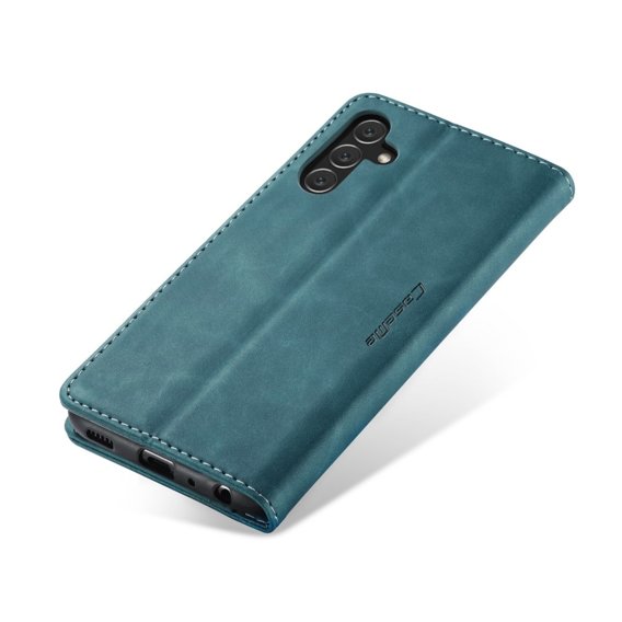 Pouzdro CASEME pro Samsung Galaxy A04S / A13 5G, Leather Wallet Case, zelené