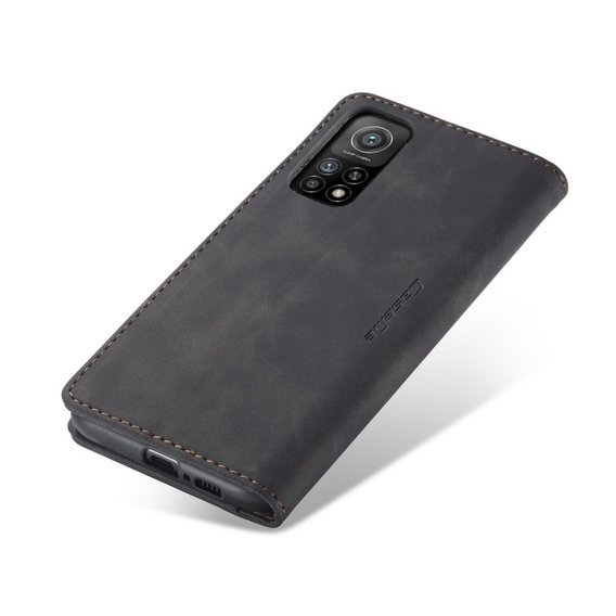 Pouzdro CASEME pro Xiaomi Mi 10T 5G / Mi 10T Pro 5G, Leather Wallet Case, černé