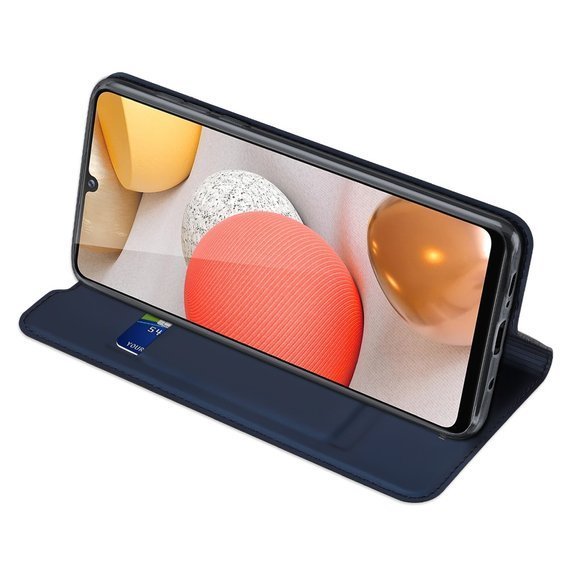 Pouzdro Dux Ducis pro Samsung Galaxy A42 5G, Skinpro, námořnicky modré