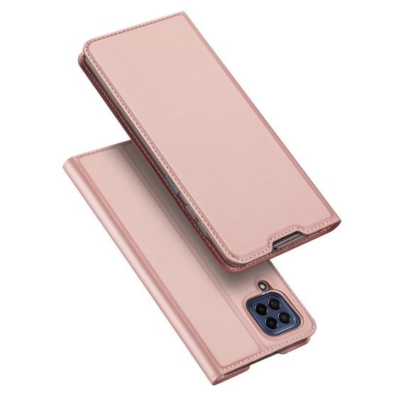 Pouzdro Dux Ducis pro Samsung Galaxy M53 5G, Skinpro, růžové rose gold