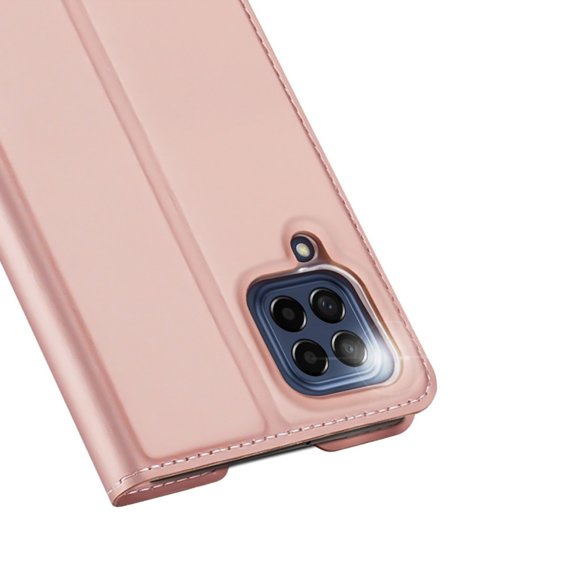 Pouzdro Dux Ducis pro Samsung Galaxy M53 5G, Skinpro, růžové rose gold