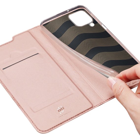 Pouzdro Dux Ducis pro Samsung Galaxy M53 5G, Skinpro, růžové rose gold