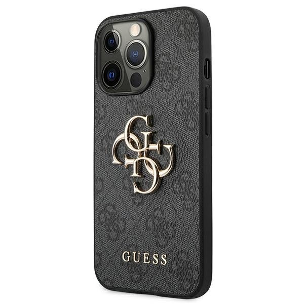 Pouzdro GUESS pro iPhone 13 / 13 Pro, 4G Big Metal Logo, šedé