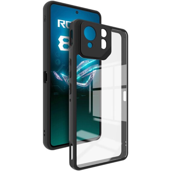 Pouzdro IMAK pro ASUS ROG Phone 8 Pro, UX-9A Series, transparentní / černé