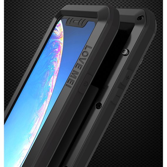 Pouzdro Love Mei pro iPhone 11, armored with glass, černé