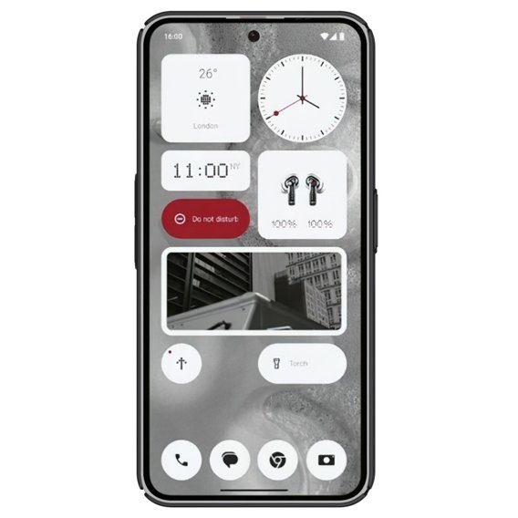 Pouzdro NILLKIN pro Nothing Phone (2), Super Frosted Shield Case, černé