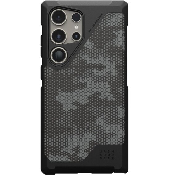 Pouzdro Urban Armor Gear pro Samsung Galaxy S24 Ultra, Metropolis LT MagSafe Camo, šedé