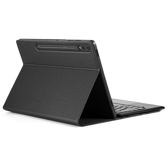 Pouzdro + klávesnice Samsung Galaxy Tab S10+ Plus, Dux Ducis TouchPad Leather Pen Slot, černé