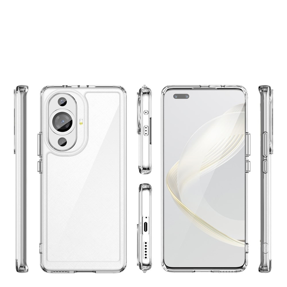 Pouzdro pro Huawei Nova 11 Pro, Fusion Hybrid, průhledné