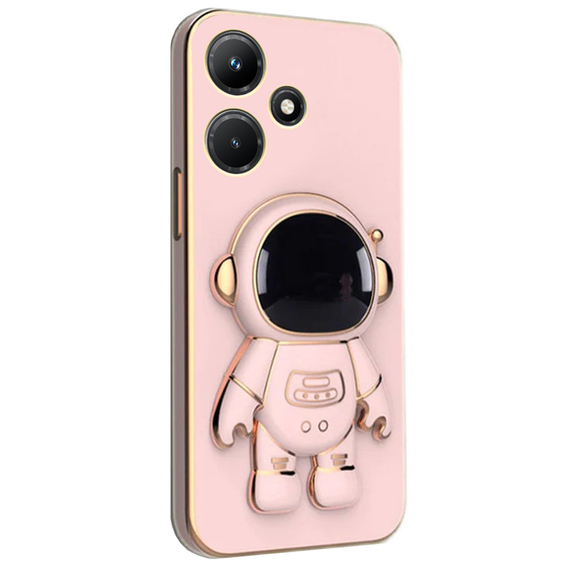 Pouzdro pro Infinix Hot 30i, Astronaut, růžové