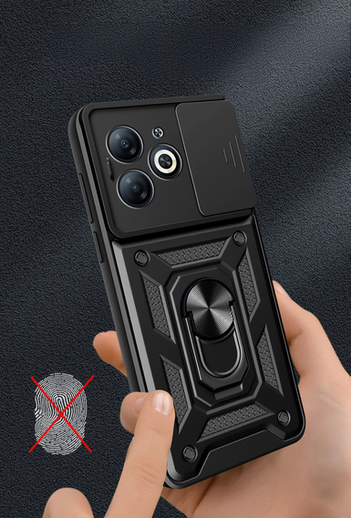 Pouzdro pro Infinix Hot 40i, CamShield Slide, černé