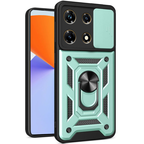 Pouzdro pro Infinix Note 30 Pro, CamShield Slide, zelený