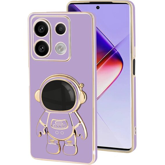 Pouzdro pro Infinix Note 40 Pro, Astronaut, fialové