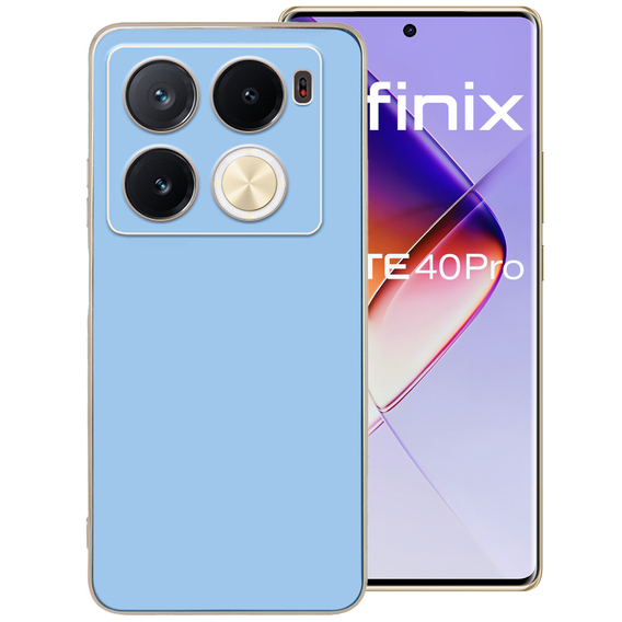 Pouzdro pro Infinix Note 40 Pro, Glamour CamShield, modré