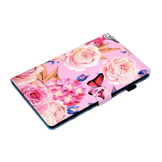 Pouzdro pro Lenovo Tab M10 Plus 10.6 Gen 3 125F/128F, flowers and butterfly