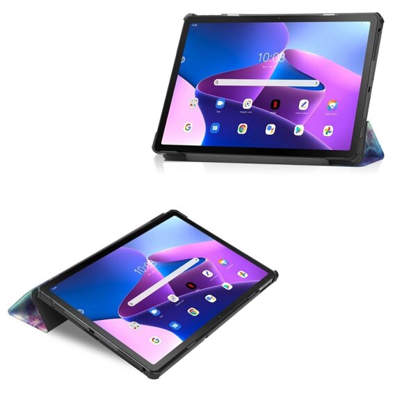 Pouzdro pro Lenovo Tab M10 Plus 10.6 Gen 3 TB-125F TB-128F, Smartcase, galaxy