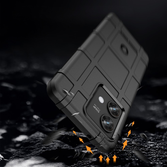 Pouzdro pro Motorola Edge 40 Neo, Rugged Shield, černé