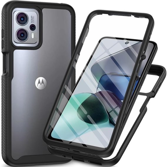 Pouzdro pro Motorola Moto G13 / G23 4G, Shockproof, s fólií, černé