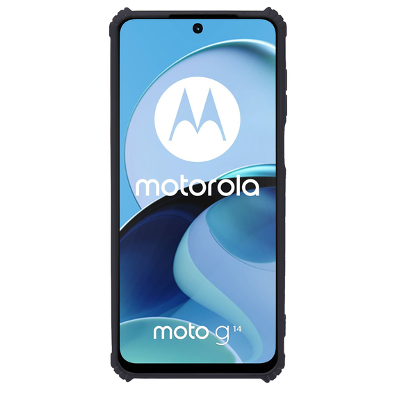 Pouzdro pro Motorola Moto G14, AntiDrop Hybrid, černé