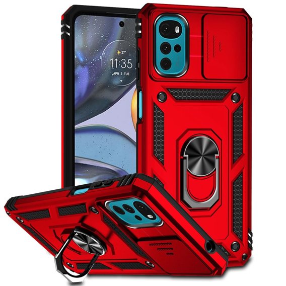 Pouzdro pro Motorola Moto G22, CamShield Slide, červené