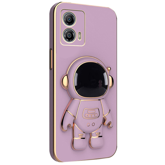 Pouzdro pro Motorola Moto G53 5G, Astronaut, fialové