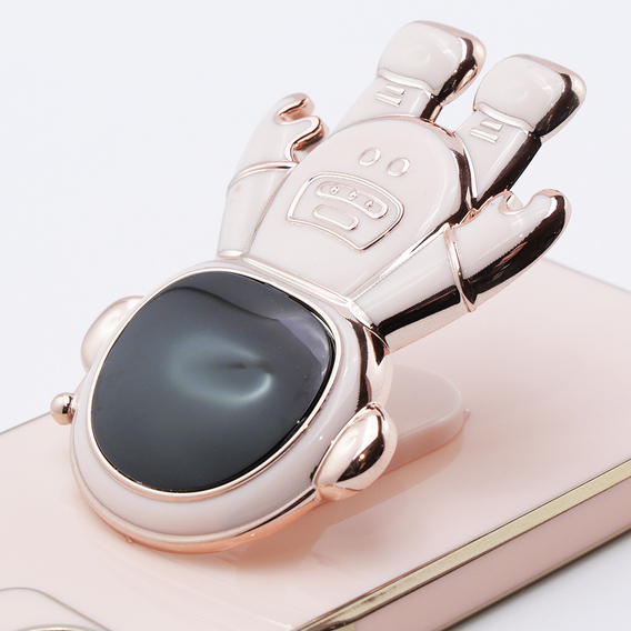 Pouzdro pro Motorola Moto G54 5G, Astronaut, růžové rose gold