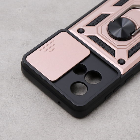 Pouzdro pro Motorola Moto G84 5G, CamShield Slide, růžové rose gold