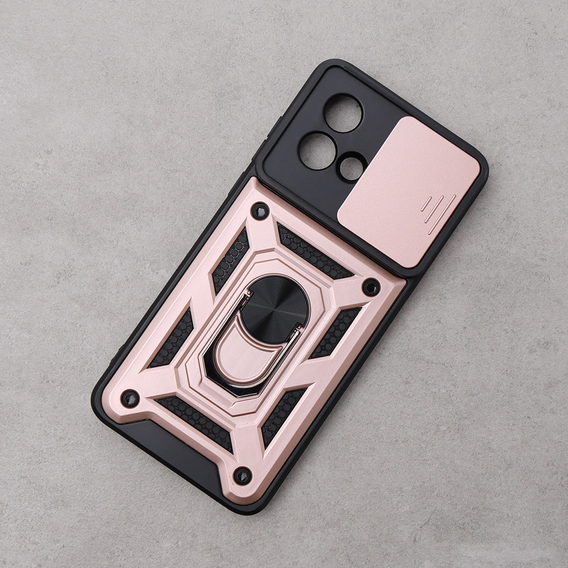 Pouzdro pro Motorola Moto G84 5G, CamShield Slide, růžové rose gold