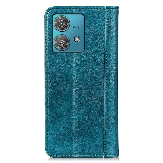 Pouzdro pro Motorola Moto G84 5G, Wallet Litchi Leather, zelené