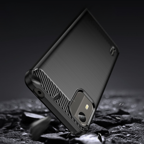 Pouzdro pro Nokia C12, Carbon, černé