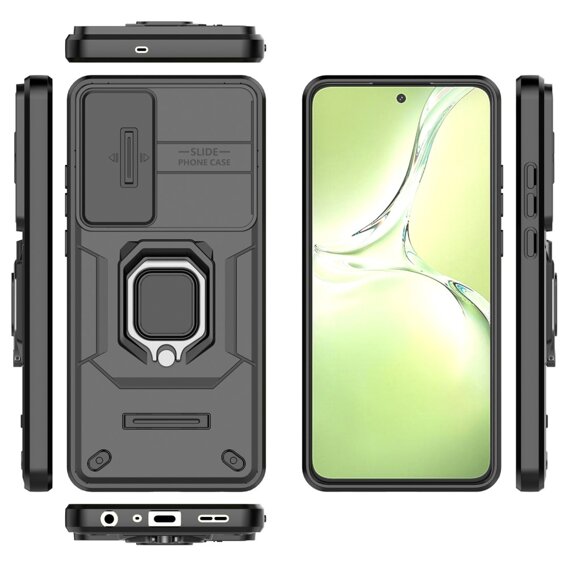 Pouzdro pro OnePlus Nord CE4 Lite, KickStand Camera Lens, černé