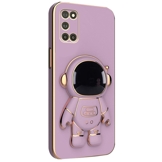 Pouzdro pro Oppo A52/A72/A92, Astronaut, fialové