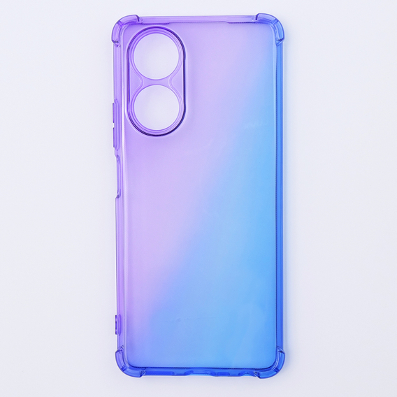 Pouzdro pro Oppo A58 4G, Gradient Dropproof, Fialová / modrá